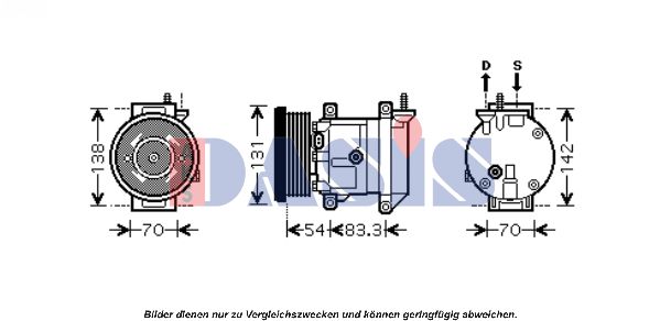 AKS DASIS Kompressori, ilmastointilaite 851675N